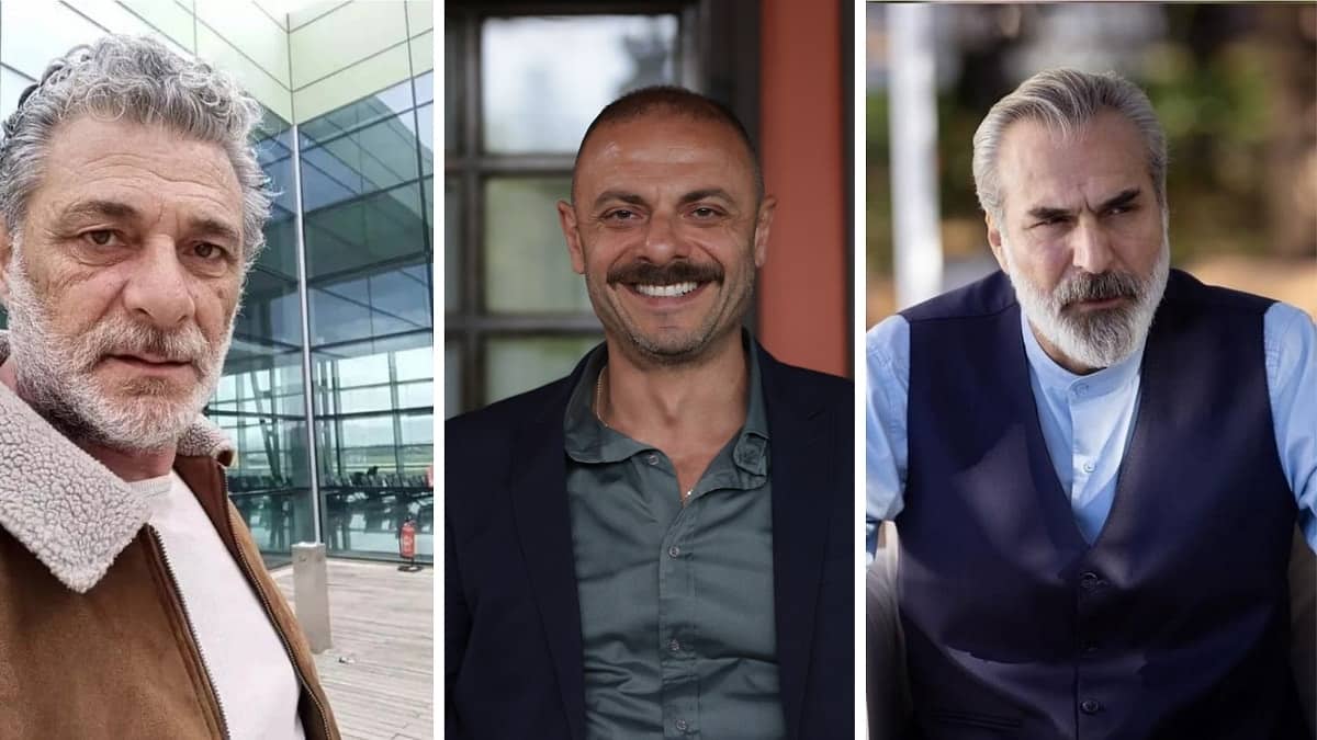 Three veteran actors featured in the poster shoot for “Kuruluş Orhan”